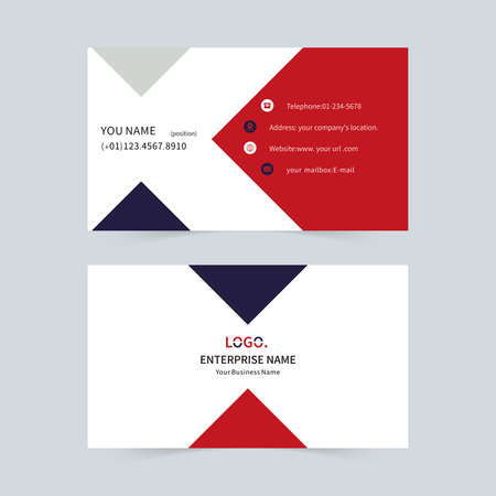 Business simple universal business cardのイラスト素材