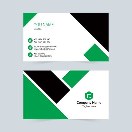 Business style corporate business card templateのイラスト素材