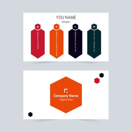 Simple company general business cardのイラスト素材