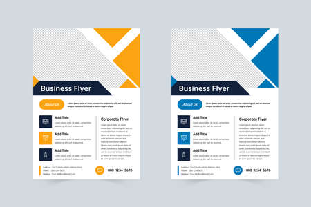 Minimalistic Market Business A4 Flyer Templateのイラスト素材