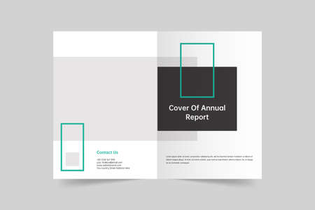 Simple vector brochure cover templateのイラスト素材