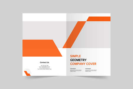 Company Introduction General Cover Brochureのイラスト素材