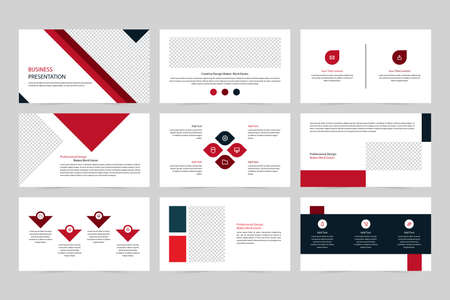 European and American business presentationのイラスト素材