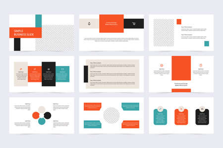 Corporate Creative Slideshow Vector Templateのイラスト素材