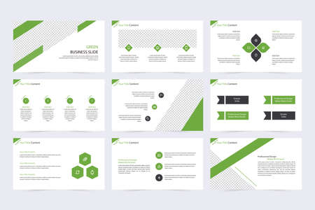 Green Creative Display Elementsのイラスト素材