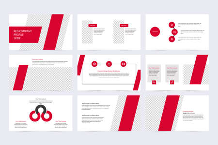 Vector Modern Presentation Template For Businessのイラスト素材