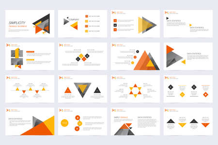 Minimalist business layout template designのイラスト素材