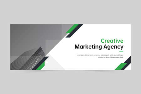 Abstract banner design web template set, web banner. Modern geometric cover background for website design, social media cover advertising banner, flyer, presentation, invitation cardのイラスト素材