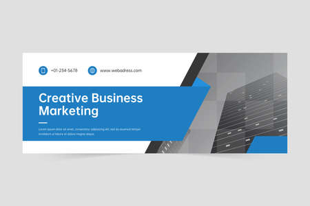 Professional corporate business banner design templateのイラスト素材