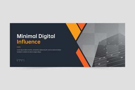 Elegant modern business banner design templateのイラスト素材