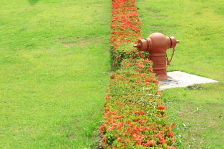 water tank on glassの写真素材