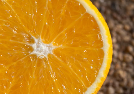 orange slicesの写真素材