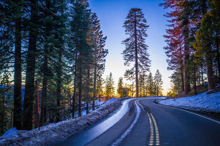 winter sceneryの写真素材