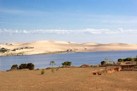 Sand texture at Phan Thiet, Vietnam
