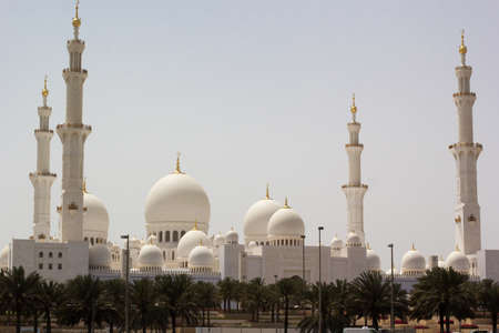Abu Dhabi Sheikh Zayed White Mosque, Emiratesのeditorial素材