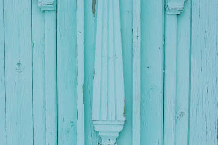 Closeup picture of wooden fenceの写真素材