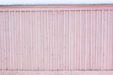 Closeup picture of wooden fenceの写真素材