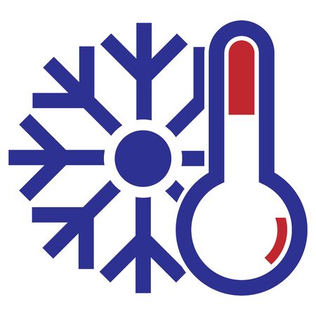 Vector illustration of a snowflake.のイラスト素材