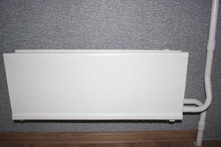 A new battery in a room decorated in cool colorsの写真素材