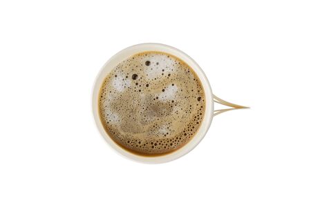 coffee, paper cup of coffee on isolate backgroundの写真素材