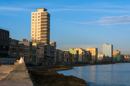 Landscape of Havana and photo session.のeditorial素材