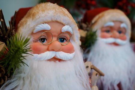 Santa Claus is waiting for the date for Christmas.