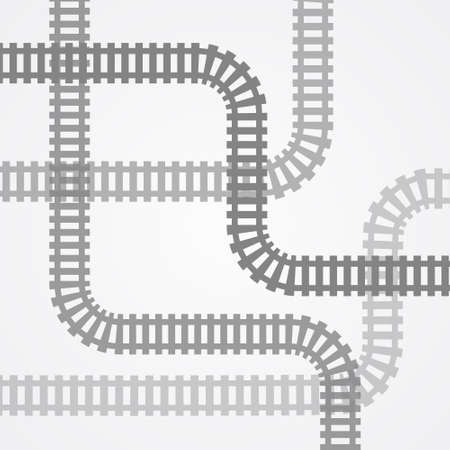Railway vector illustrationのイラスト素材