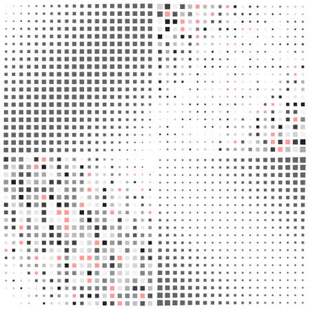 Repeating geometric tiles from  squares. Set of four vector illustration.のイラスト素材