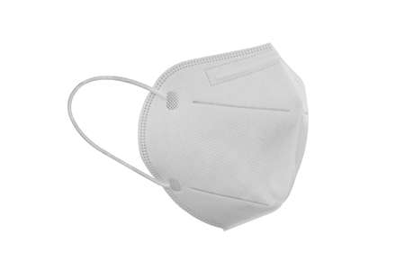 Medical mask isolated on whiteの写真素材