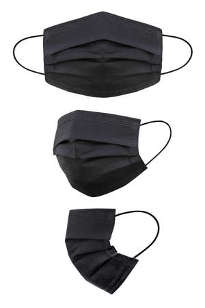 Medical mask isolated on white background, Corona protectionの写真素材