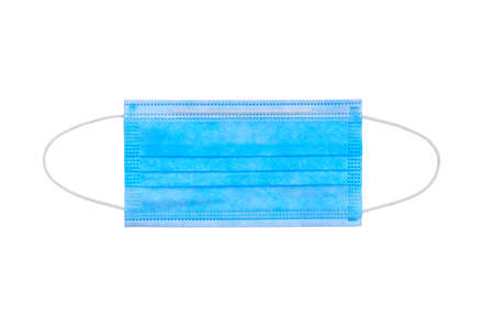 Doctor mask and corona virus protection isolated on a white background, With clipping pathの写真素材