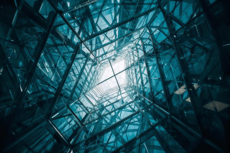 3D rendering of abstract technology digital hi-tech future concept.の素材