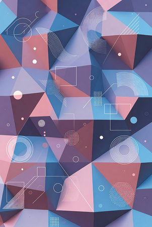 Abstract background with geometric shapes. Vector Illustration. Eps 10.の素材