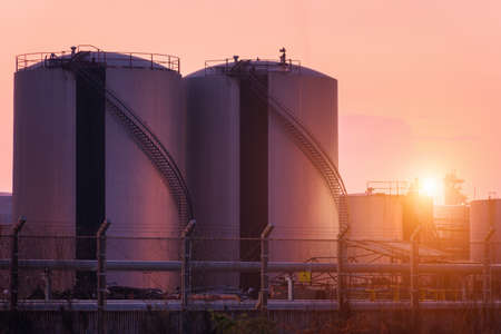 Natural Gas storage tanks , Oil tank , LPG , Petrochemical plant , Petroleumのeditorial素材
