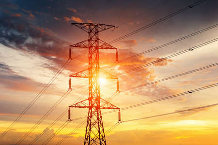 High voltage tower