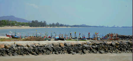 Fishing boat quayの素材