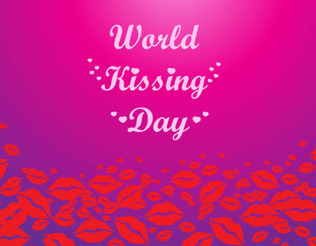 Kiss background.のイラスト素材