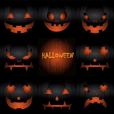 Vector illustration design for the holiday Halloweenのイラスト素材