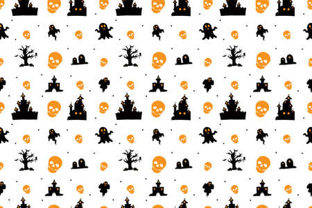 Vector illustration design for the holiday Halloweenのイラスト素材