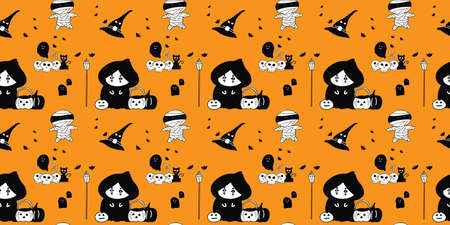 Vector illustration design for the holiday Halloweenのイラスト素材