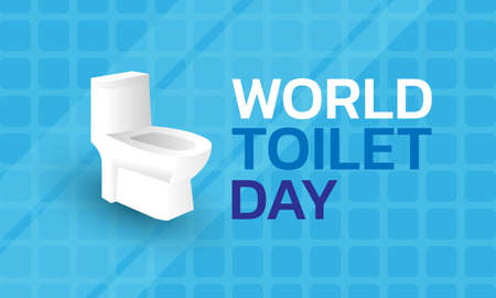 World toilet day. Vector illustration of world toilet dayのイラスト素材