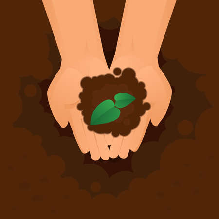 World Soil Day Design Vector Illustration for Poster Background and Banner Designのイラスト素材