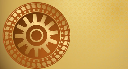 Background for makha bucha day ,Vesak Day, Atthami Puja Day, Asanha Bucha Dayのイラスト素材