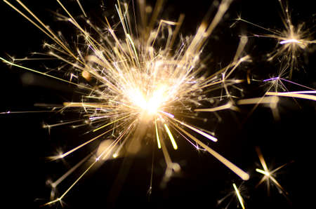The Electric sparklers on backgroundの写真素材