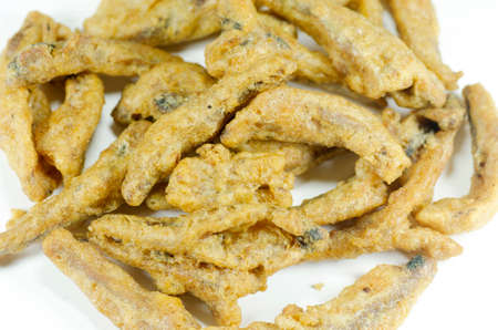 Crispy fried anchovies fish.の写真素材