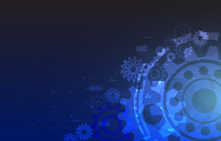 wallpaper Green and blue gradient. curvy, wavy abstract background. Used for advertising decorationのイラスト素材