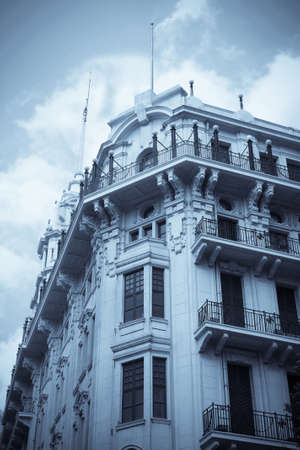 excellent historical of the building in Nanjing road, Shanghai,China の写真素材