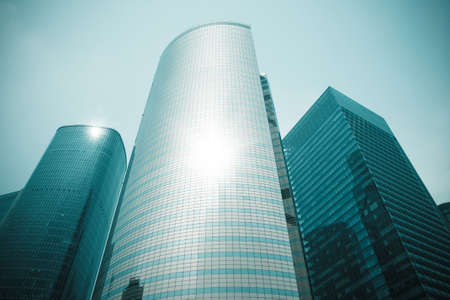 modern office buildings of Shanghai financial center. の写真素材