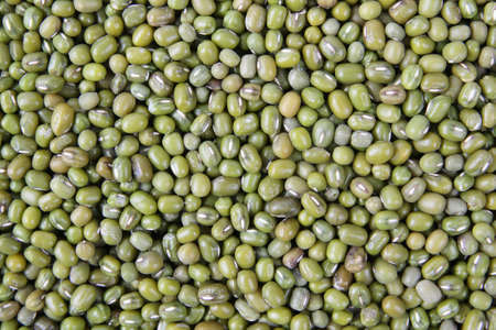 background of organic mung beans の写真素材
