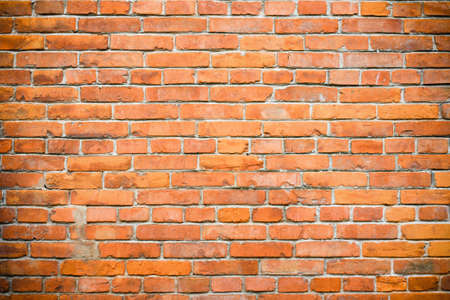 old red brick wall background の写真素材